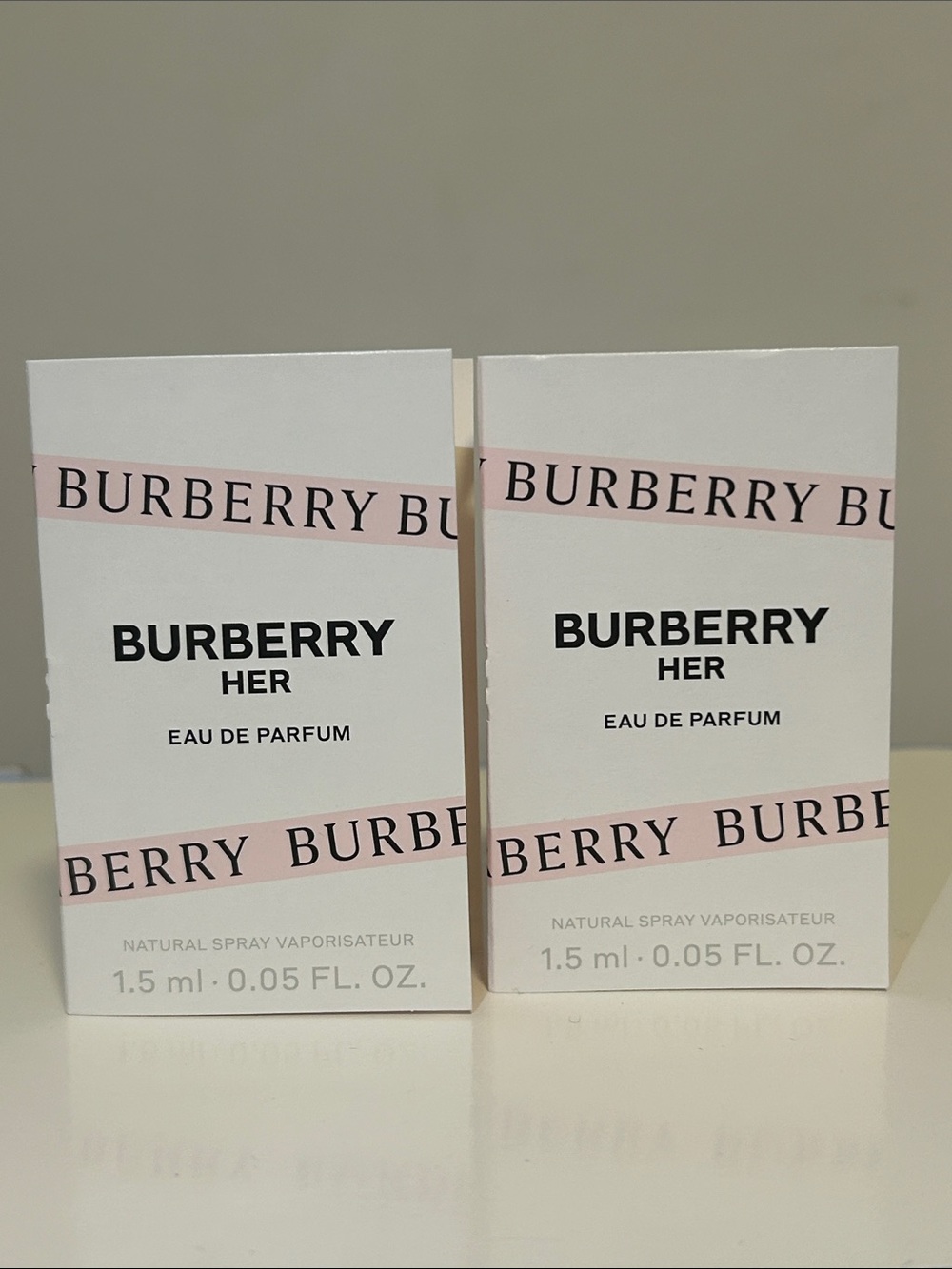 2x1.5ml Burberry women’s Samples set